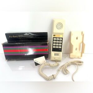 Rare Vintage Pierre Cardin Ambiance I Designer Telephone 1980s Phone White w Tag